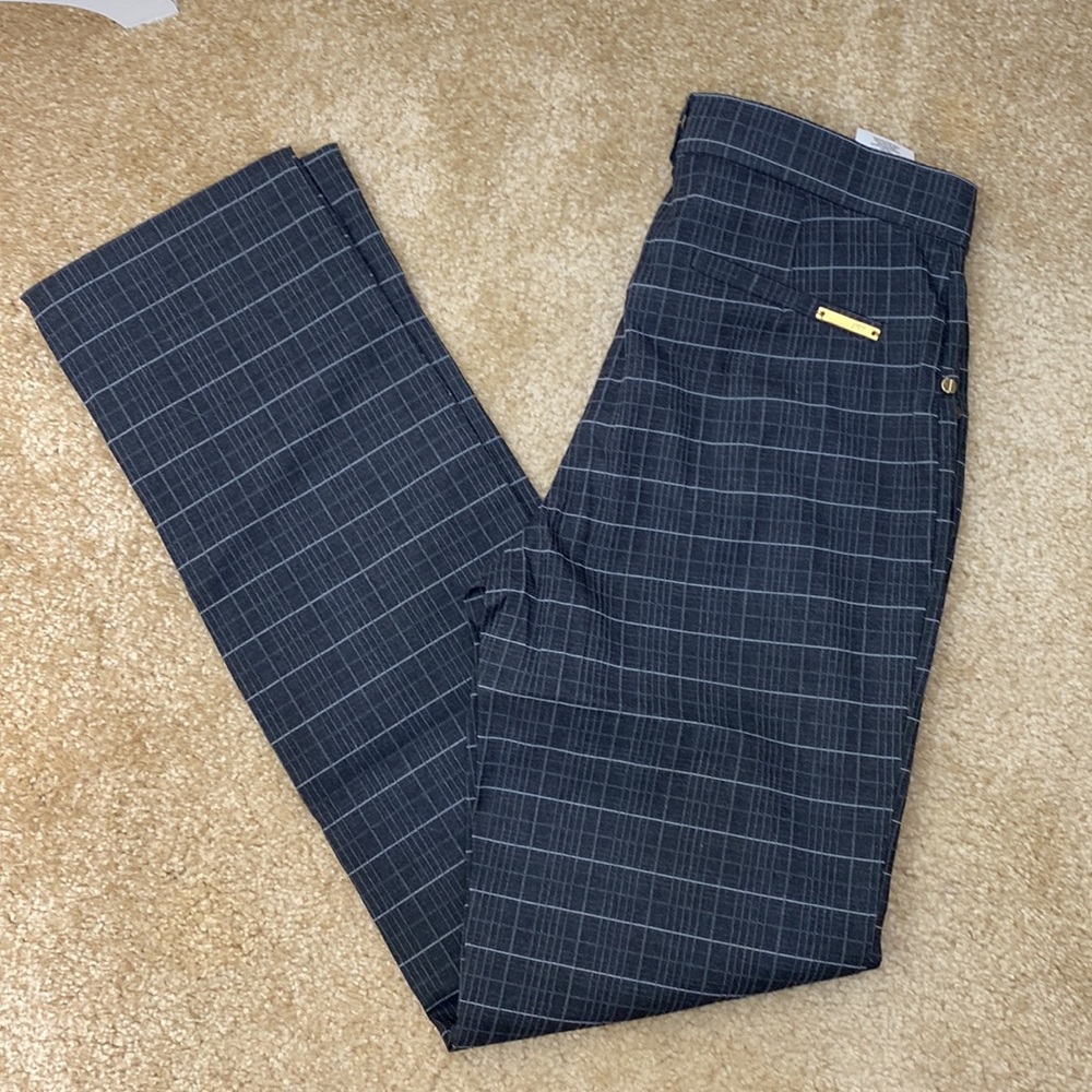 Jones NY stylish plaid Office slacks - Picture 2 of 7